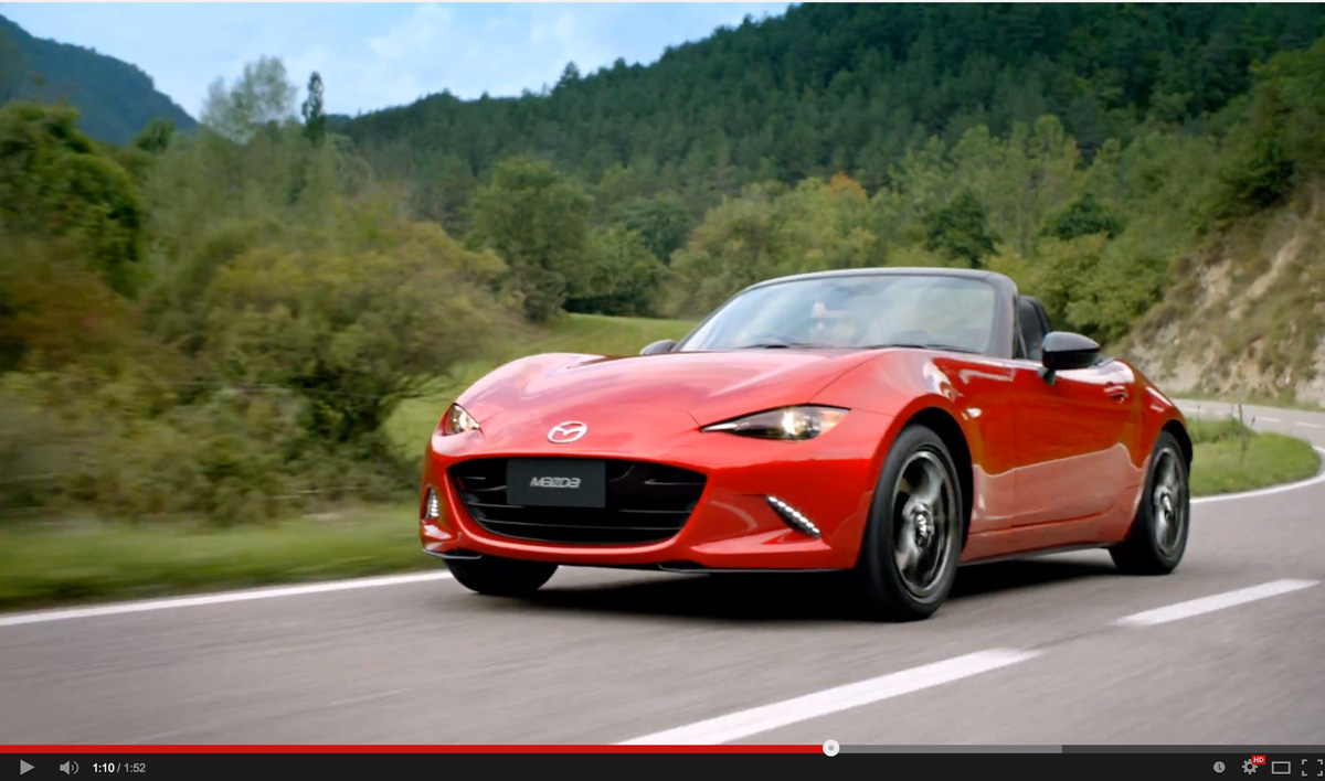 新型「マツダ　ロードスター（MAZDA MX-5）」ローンチビデオ